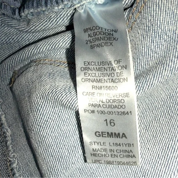 WIT & WISDOM 'Ab'Solution High Waist Girlfriend Jeans - LIGHT BLUE ARTISANAL 16 - Picture 7 of 12
